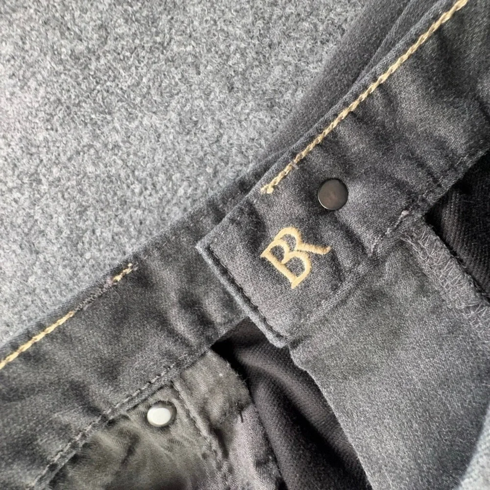 Banana Republic Mens Travel Jean Slim Fit Gray 32x30 Stretch Denim Pants